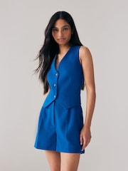 Blue Sleeveless Waistcoat - Image 1 of 1