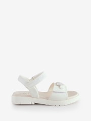 Lelli Kelly Zaira Bow White Sandals - Image 1 of 1