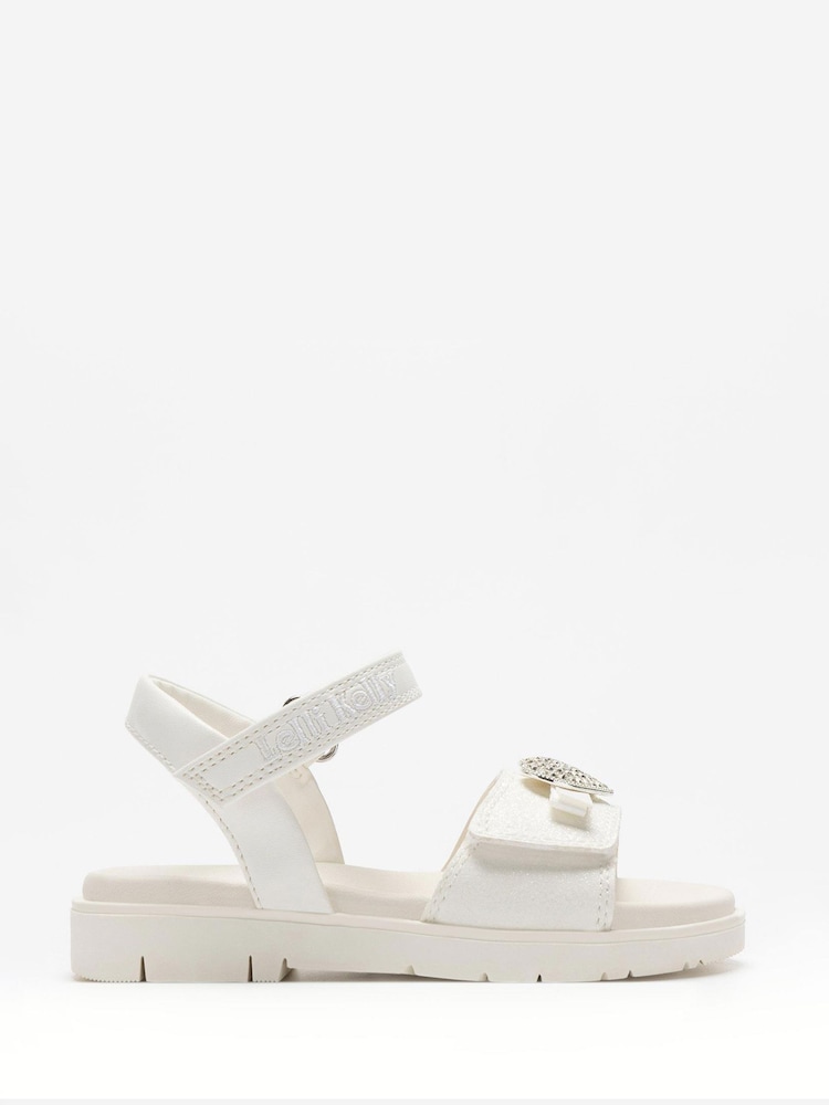 Lelli Kelly Zaira Bow White Sandals - Image 1 of 1