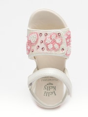 Lelli Kelly Silver Cressida Glitter Sandals - Image 3 of 4