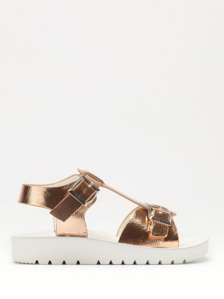 Lelli Kelly Agata Metallic Sandals - Image 1 of 4