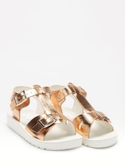 Lelli Kelly Agata Metallic Sandals - Image 3 of 4