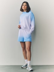 Blue Ombre Graphic Shorts - Image 2 of 9