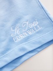 Blue Ombre Graphic Shorts - Image 9 of 9