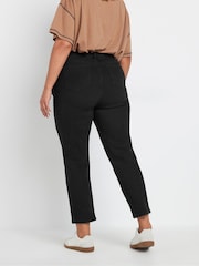 Yours Curve Black Mom Jeans - Image 3 of 5