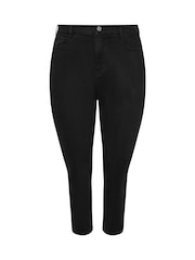 Yours Curve Black Mom Jeans - Image 5 of 5