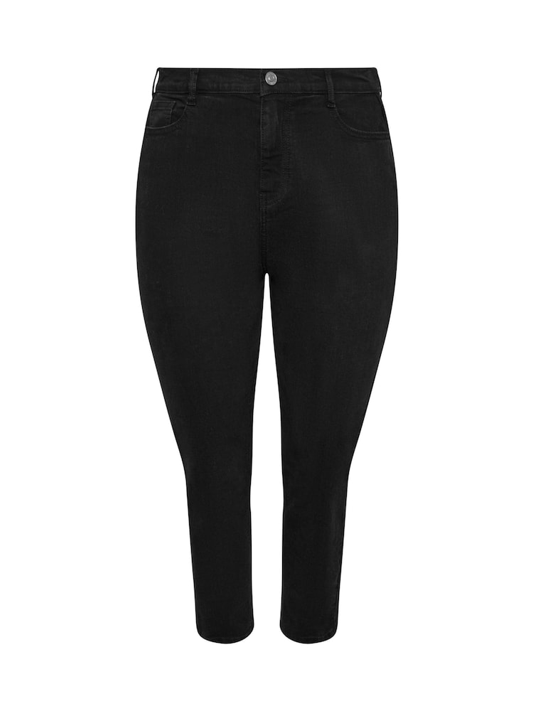 Yours Curve Black Mom Jeans - Image 5 of 5