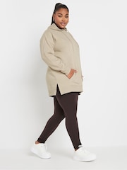 Yours Curve Cream Overhead Hoodie - Image 2 of 5