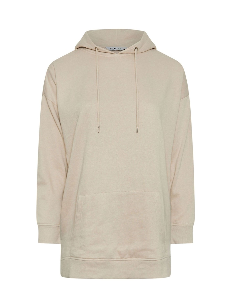 Yours Curve Cream Overhead Hoodie - Image 5 of 5