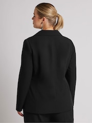 Yours Curve Black London Tailored Blazer - Image 3 of 5