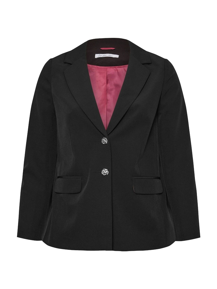 Yours Curve Black London Tailored Blazer - Image 5 of 5