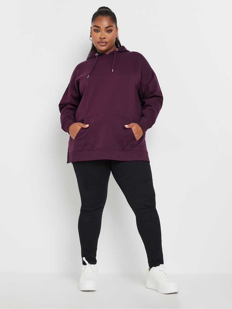 Rojo - Sudadera con capucha sin cierres de Yours Curve - Imagen 2 de 5 Rojo - Sudadera con capucha sin cierres de Yours Curve - Imagen 2 de 5