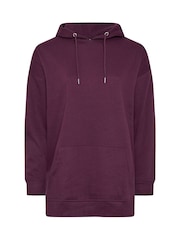 Yours Curve Red Overhead Hoodie - Image 5 of 5
