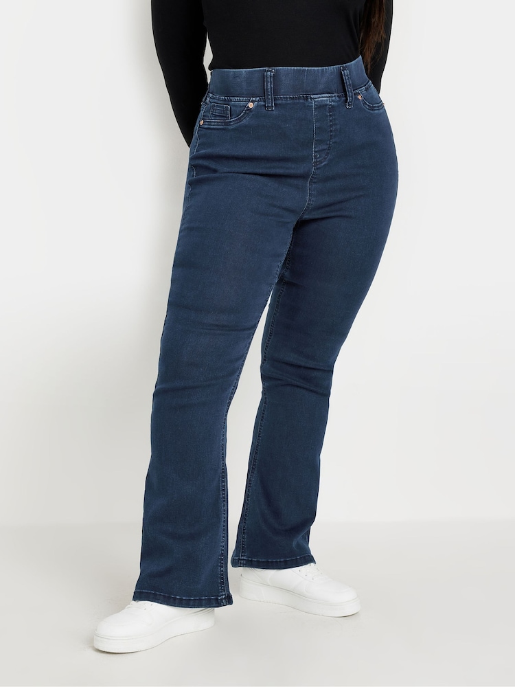 Blau - Yours Curve, ausgestellte Jeggings - Bild 1 von 4 Blau - Yours Curve, ausgestellte Jeggings - Bild 1 von 4