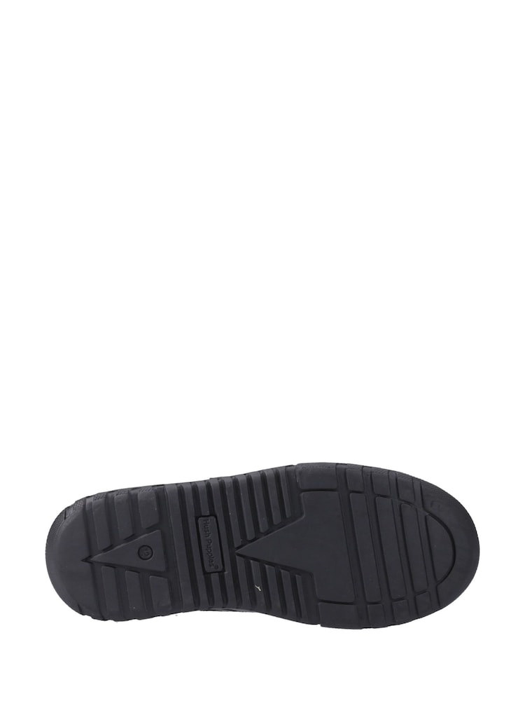 Hush Puppies Black Sutton Bungee Senior School Shoes - Image 4 of 4