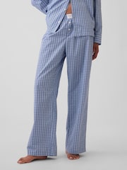 Blau kariert - Gap Poplin Pyjamas Bottoms - Bild 1 von 5