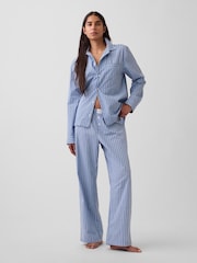 Blau kariert - Gap Poplin Pyjamas Bottoms - Bild 4 von 5