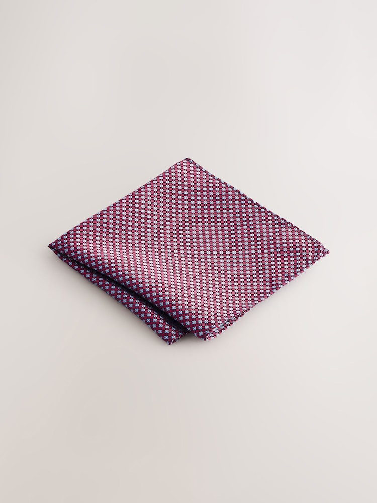 Red Tie and Pocket Square Set - Image 4 of 4