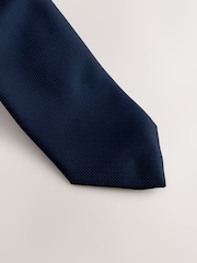 Navy Tie and Pocket Square Set - Image 4 of 5