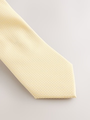 Yellow Tie and Pocket Square Set - Image 3 of 4