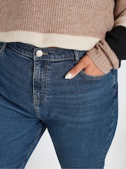 Yours Curve Blue Mom Jeans - Image 4 of 4