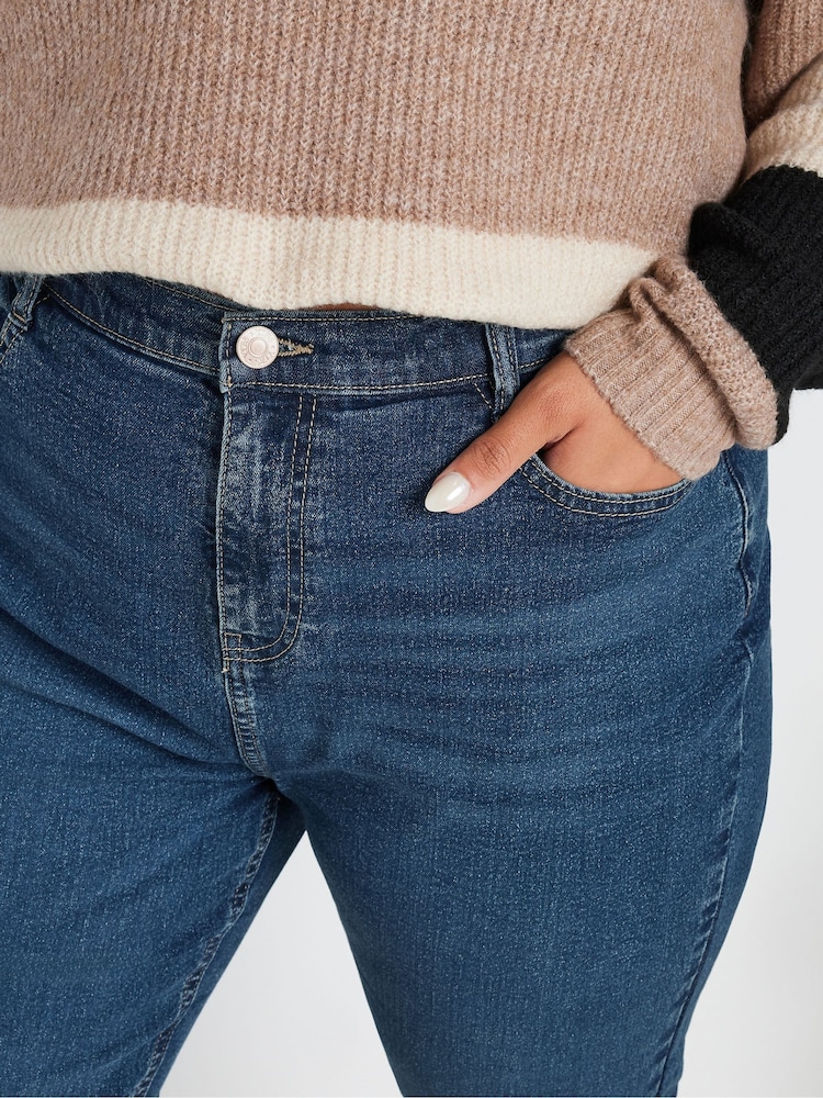 Blau - Yours Curve Mom-Jeans - Bild 4 von 4 Blau - Yours Curve Mom-Jeans - Bild 4 von 4
