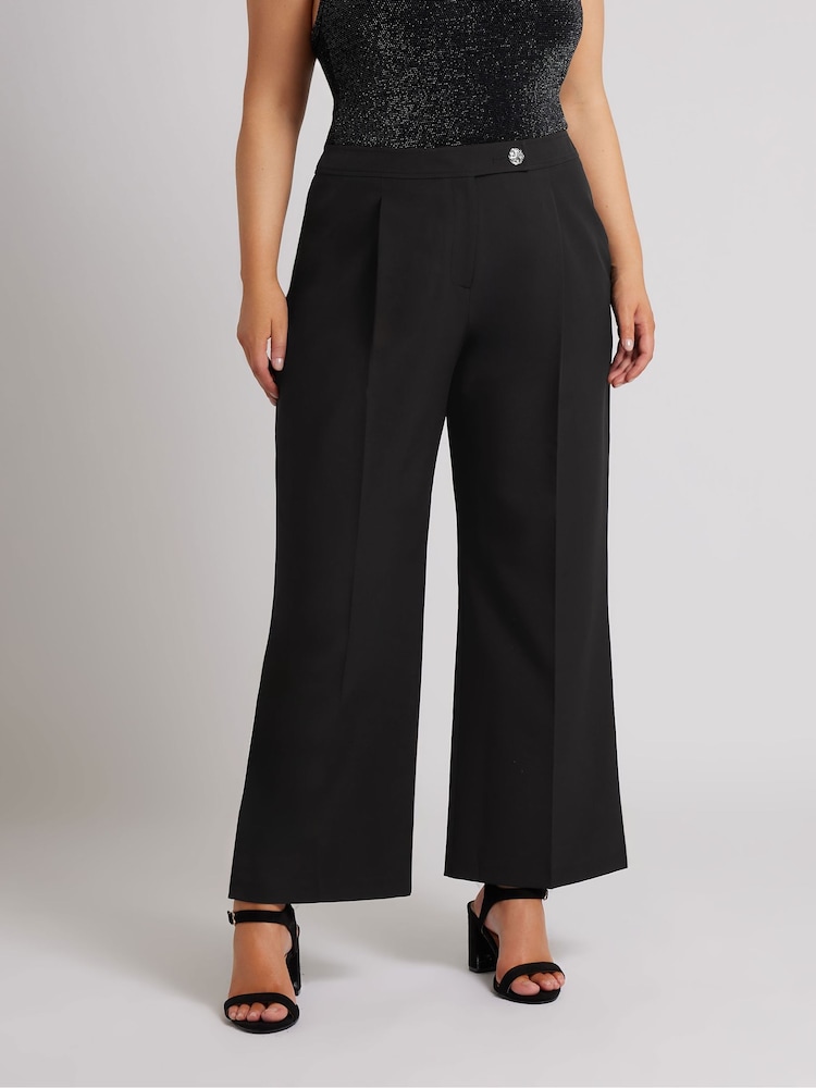 Yours Curve Black London Tailored Trousers - Image 2 of 5