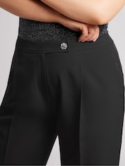 Yours Curve Black London Tailored Trousers - Image 3 of 5