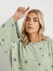 Cinza - Yours Curve Soft Touch Batwing Sleeve Jumper - Imagem 4 de 5