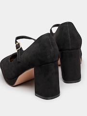 Yours Curve Black Extra-Wide Fit Mary Jane Platform Shoes - Image 4 of 5