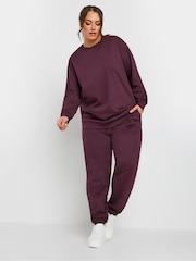 Yours Curve Red Crewneck Sweatshirt - Image 3 of 5