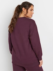 Yours Curve Red Crewneck Sweatshirt - Image 4 of 5