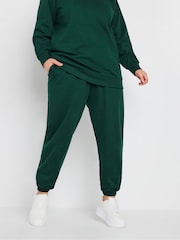 Yours Curve Green Cuffed Chocolate Joggers - Image 3 of 4