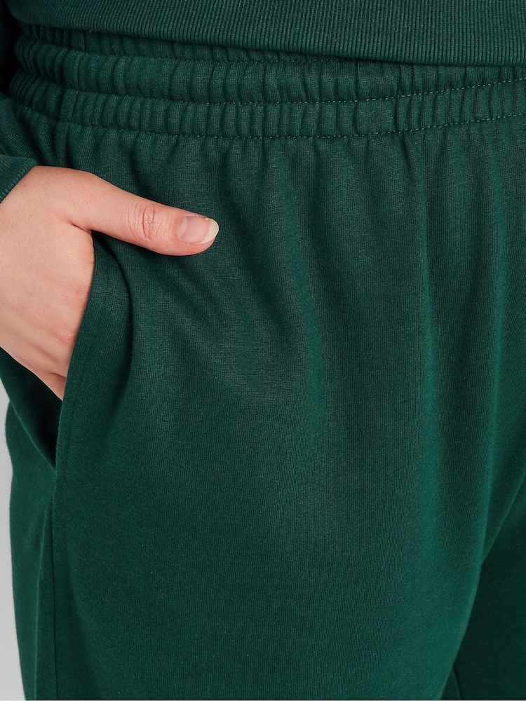 Yours Curve Green Cuffed Chocolate Joggers - Image 4 of 4 Yours Curve Green Cuffed Chocolate Joggers - Image 4 of 4