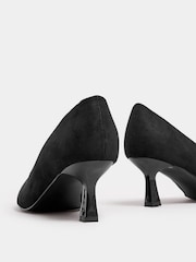 Yours Curve Black Extra-Wide Fit Point Court Shoes - Image 6 of 6