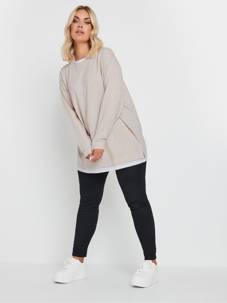 Yours Curve Natural 2 In 1 Jumper - Image 2 of 5