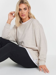 Yours Curve Natural 2 In 1 Jumper - Image 4 of 5