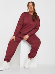 Yours Curve Red Crewneck Sweatshirt - Image 2 of 5