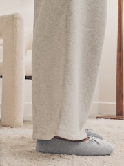 Grey Rib Ballet Slippers - Image 3 of 9