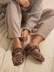 Animal Print Mary Jane Ballet Slippers - Image 1 of 7