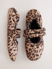 Animal Print Mary Jane Ballet Slippers - Image 3 of 7