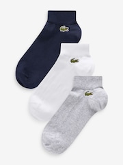Lacoste Navy 100% Cotton Socks 3Pack - Image 1 of 4