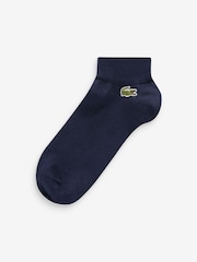 Lacoste Navy 100% Cotton Socks 3Pack - Image 3 of 4