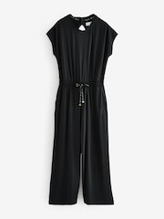 B by Ted Baker Modal Wide Leg Black Jumpsuit - Image 6 of 9