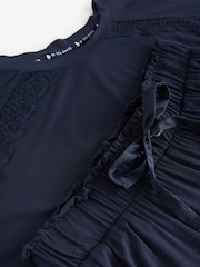 B by Ted Baker Navy Modal Pyjamas - Image 11 of 11
