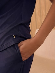 B by Ted Baker Navy Modal Pyjamas - Image 4 of 11