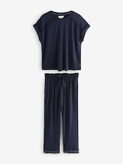 B by Ted Baker Navy Modal Pyjamas - Image 7 of 11