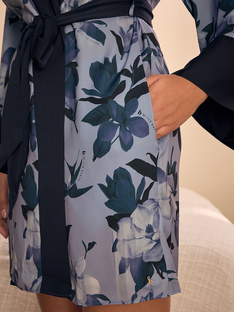 Floral bleu - Peignoir B by Ted Baker Bleu Fleuri  Satin - Image 4 of 5