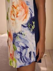 B by Ted Baker Navy Floral Night T-Shirt - Image 4 of 7
