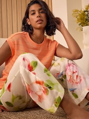 بيجامة ستان منسوجة من B by Ted Baker - صورة 2 من 10